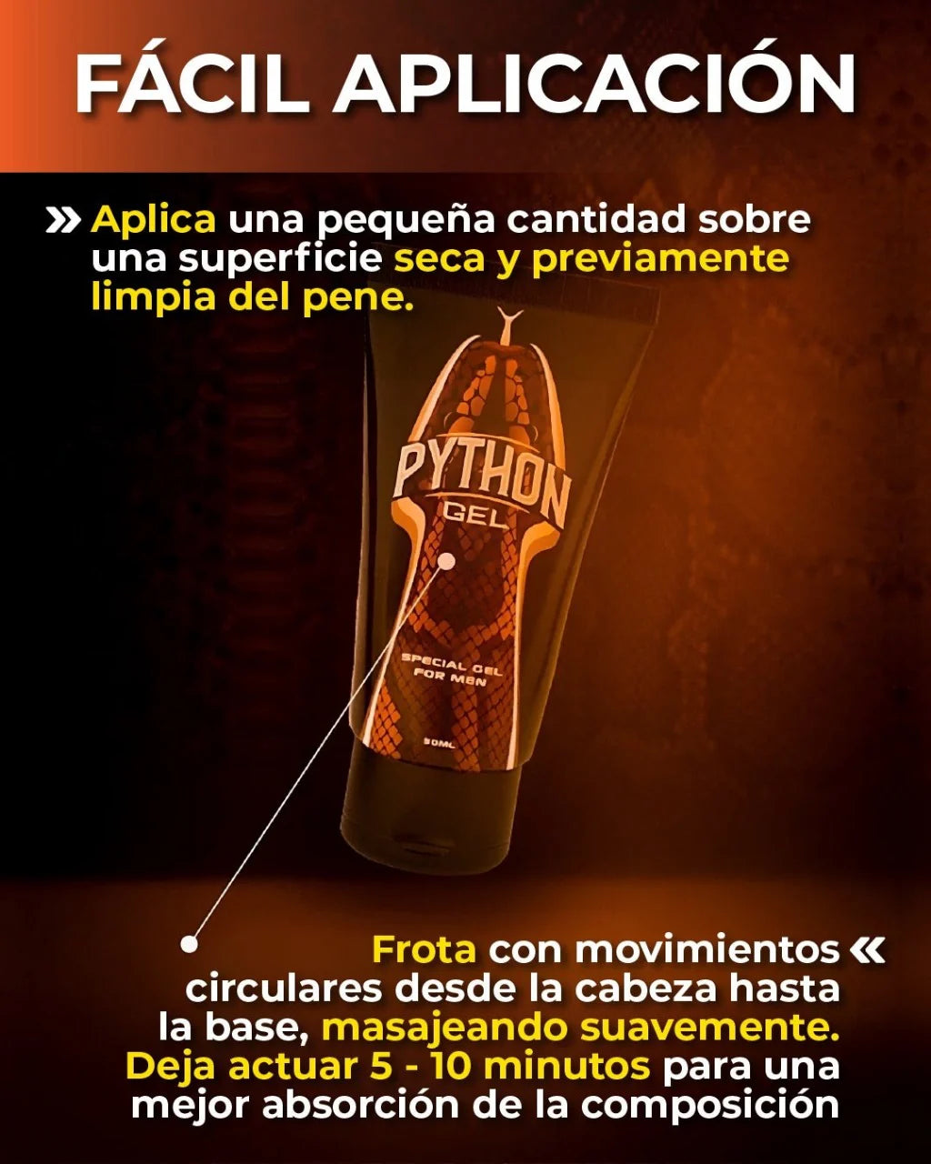 PYTHON GEL™ - Experiencia única