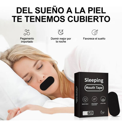 CINTA ANTIRONQUIDOS PARA LA BOCA.